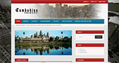 Desktop Screenshot of cambodiatribune.com